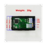 Digital Voltmeter - Ammeter, 100 V 10 A, blue - green display, shunt included